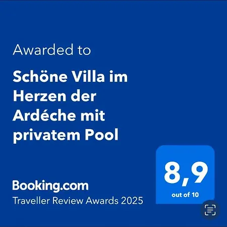 Schoene Im Herzen Der Ardeche Mit Privatem Pool 别墅